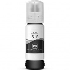 BOUTEILLE D'ENCRE EPSON T512 COMPATIBLE PHOTO NOIR
