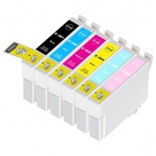 ENSEMBLE COMBO DE CARTOUCHE JET D'ENCRE EPSON T098/T099 BK/C/M/Y/LC/LM XL COMPATIBLE NOIR/CYAN/MAGENTA/JAUNE/CYAN CLAIR/MAGENTA CLAIR ENSEMBLE COMBO DE CARTOUCHE JET D'ENCRE EPSON T098/T099 BK/C/M/Y/LC/LM XL COMPATIBLE NOIR/CYAN/MAGENTA/JAUNE/CYAN CLAIR/MAGENTA CLAIR
