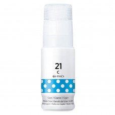 BOUTEILLE D'ENCRE CANON GI-21C COMPATIBLE CYAN