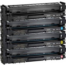 ENSEMBLE COMBO DE CARTOUCHE TONER LASER HP206A BK/C/M/Y COMPATIBLE NOIR/CYAN/MAGENTA/JAUNE