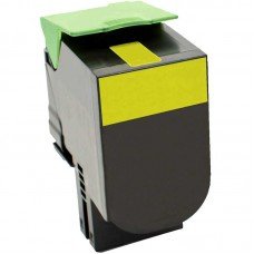 CARTOUCHE DE TONER LASER LEXMARK 701HY 70C1HY0  RECYCLÉE JAUNE