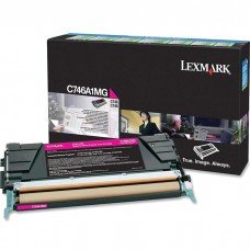 CARTOUCHE DE TONER LASER LEXMARK C746A1MG ORIGINALE MAGENTA CARTOUCHE DE TONER LASER LEXMARK C746A1MG ORIGINALE MAGENTA
