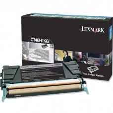 CARTOUCHE DE TONER LASER LEXMARK C746H1KG ORIGINALE NOIR
