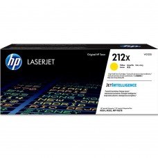 CARTOUCHE DE TONER LASER HP212X W2122X ORIGINALE JAUNE GRANDE CAPACITÉ CARTOUCHE DE TONER LASER HP212X W2122X ORIGINALE JAUNE GRANDE CAPACITÉ