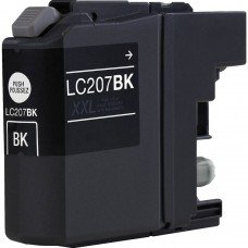 CARTOUCHE JET D'ENCRE BROTHER LC207BK XXL COMPATIBLE NOIR ULTRA HAUTE CAPACITÉ