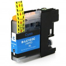 BROTHER LC101C/LC103C XL COMPATIBLE INKJET CYAN CARTRIDGE