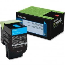 CARTOUCHE DE TONER LASER LEXMARK 701XC ORIGINALE CYAN