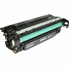 CARTOUCHE DE TONER LASER HP504X CE250X RECYCLÉE NOIR